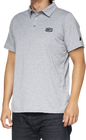 100% Corpo Polo Shirt - Heather Gray/Black - Medium 35019-439-11