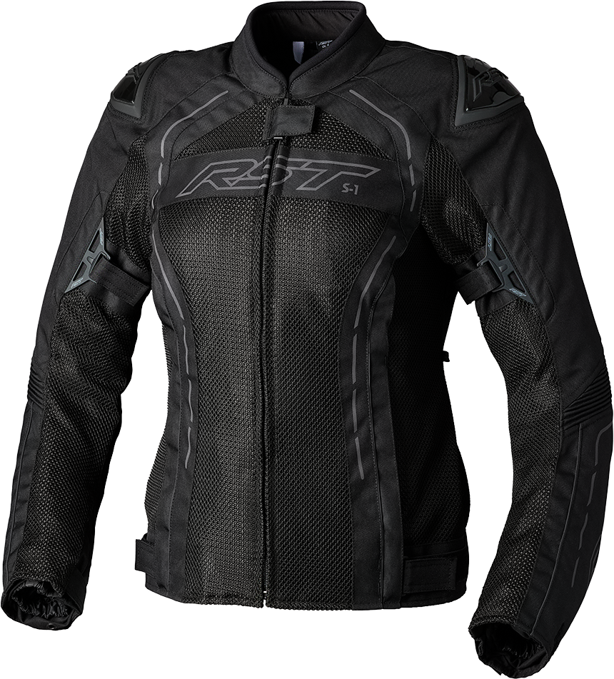 RST Ladies S1 Mesh Ce Jacket Black/Black Textile 3xl 556-3118020