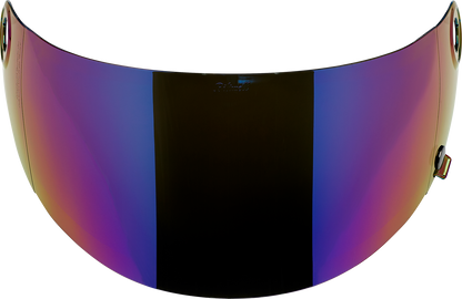 BILTWELL Gringo S Gen 2 Shield - Flat - Rainbow Mirror 1111-223