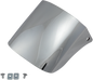 SHOW CHROME Front Fender Extension - Chrome - Medallion 52-601A