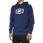 100% Icon Pullover Hoodie - Navy - Small 20029-00025