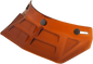 AFX Vintage 3-Snap Visor - 6-Vents - Amber 0132-1029