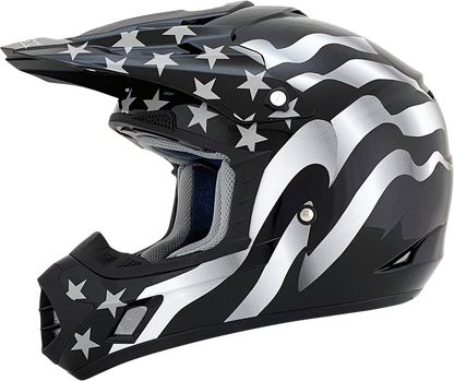 AFX FX-17 Helmet - Flag - Stealth - 3XL 0110-7629