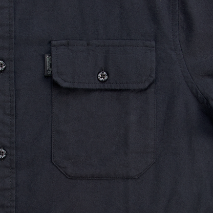 BILTWELL Blackout Lightweight Flannel - XL 8145-068-005