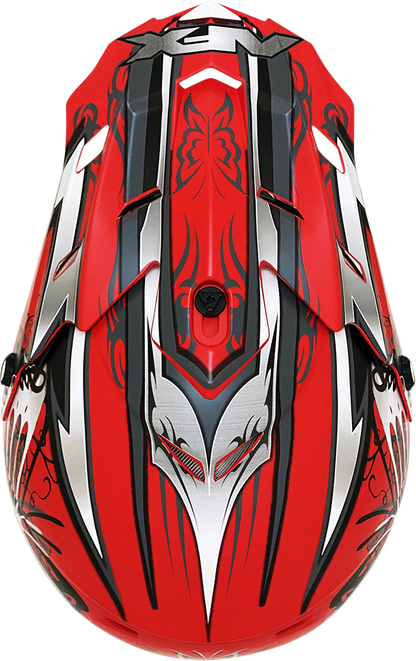 AFX FX-17 Helmet - Butterfly - Matte Ferrari Red - Large 0110-7119