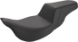 SADDLEMEN Step-Up Seat - Gripper - Black - FL '08-'23 808-07B-174EXT