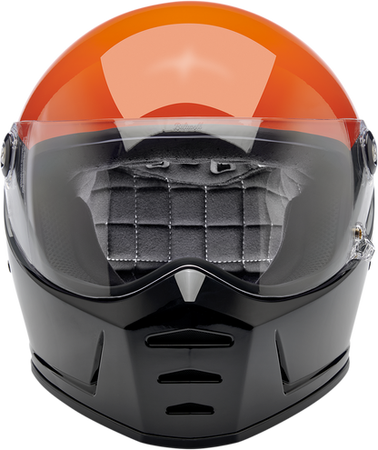 BILTWELL Lane Splitter Helmet - Gloss Podium Orange/Gray/Black - 2XL 1004-550-106