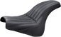 SADDLEMEN Knuckle 2-Up Seat - Ribbed - Black 818-28-047K