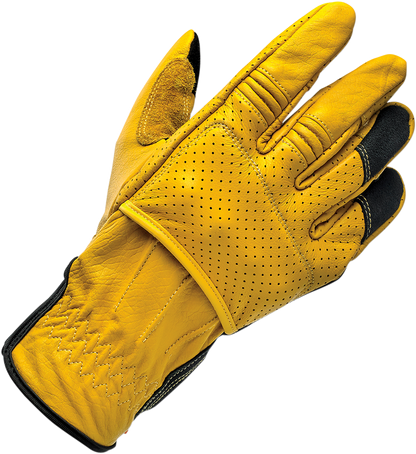 BILTWELL Borrego Gloves - Gold/Black - 2XL 1506-0701-306