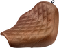 SADDLEMEN Renegade Solo Seat - Lattice Stitched - Brown 818-31-002BLS