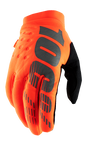100% Brisker Gloves - Fluo Orange/Black - XL 10003-00013