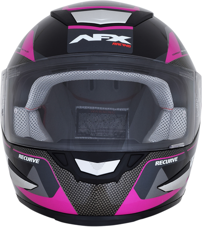 AFX FX-99 Helmet - Recurve - Black/Fuchsia - Large 0101-11104