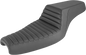 SADDLEMEN Step-Up Seat - Front Tuck-n-Roll - Black - XL 807-11-171