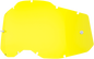 100% Accuri 2/Racecraft 2/Strata 2 Lens - Yellow 59077-00003