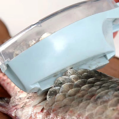 Fish Cleaner Scraper/De-Scaler with Scale Collector