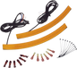 SHOW CHROME LED Front Fender Light - Amber 41-173B