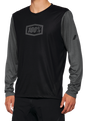 100% Airmatic Long-Sleeve Jersey - Black - Large 40019-00002