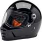 BILTWELL Lane Splitter Helmet - Gloss Black - Small 1004-101-502