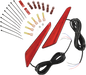 SHOW CHROME Marker Lights - Red - GL1800 52-953R