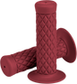 BILTWELL Grips - Thruster - 7/8" - Oxblood 6702-0378