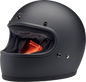 BILTWELL Gringo S Helmet - Flat Black - Small 1003-201-502