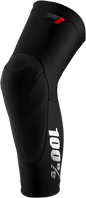 100% Teratec Knee Guards - Black - Large 70003-00003