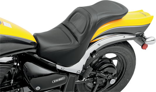 SADDLEMEN Seat - Explorer - without Backrest - Stitched - Black - M50 S05-10-029