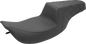 SADDLEMEN Step-Up Seat - Rear Lattice Stitch - Black 897-06-173