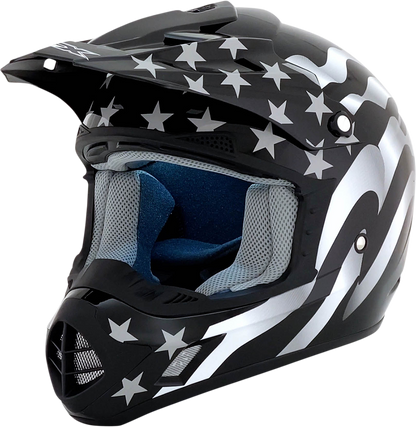 AFX FX-17 Helmet - Flag - Stealth - Medium 0110-2364