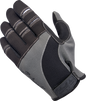 BILTWELL Moto Gloves - Gray/Black - Medium 1501-1101-003