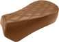 SADDLEMEN Renegade Pillion Pad - Lattice Stitched - Brown - Scout Bobber '18-'23 I18-33-012BLS