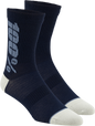100% Rythym Socks - Navy/Slate - Large/XL 24006-455-18