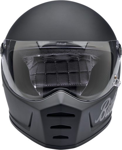 BILTWELL Lane Splitter Helmet - Flat Black Factory - Small 1004-638-102