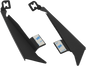 SHOW CHROME Fender Filler - Black - Rear 52-931