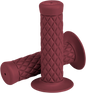 BILTWELL Grips - Thruster - 1" - Oxblood 6702-0301