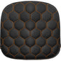 SADDLEMEN Sissy Bar Pad - Honeycomb - Orange Stitching 040749ORA