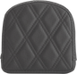 SADDLEMEN Sissy Bar Pad - Lattice Stitched - Black 0408SDC