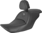 SADDLEMEN Roadsofa Carbon Fiber Seat - Carbon Fiber Weave - with Backrest - GL1800 '14-'17 H23-20-185BR