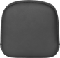 SADDLEMEN RoadSofa Sissy Bar Pad - Black w/ Black Stitching - FL '99-'23 40747