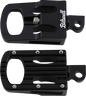BILTWELL Punisher Footpeg - Classic - Black 7005-203-01