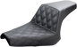 SADDLEMEN Step Up Seat - Front Lattice Stitched - Black Y13-16-172