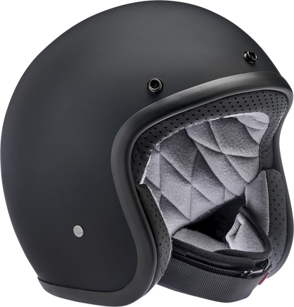 BILTWELL Bonanza Helmet - Flat Black Factory - 2XL 1001-638-206