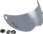 BILTWELL Lane Splitter Gen 2 Shield - Chrome Mirror 1112-221
