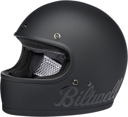 BILTWELL Gringo Helmet - Flat Black Factory - Medium 1002-638-103