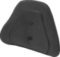 SADDLEMEN Tour-Pak Backrest Pad Cover - Pillow Top - Black 88-11885PT