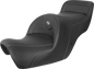 SADDLEMEN Roadsofa Seat - Carbon Fiber - Without Backrest - Black - GL H88-07-185