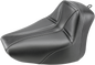 SADDLEMEN Dominator Solo Seat - Stitched - Black w/ Gray Stitching - FLS/FXS '00-'06 800-01-0042