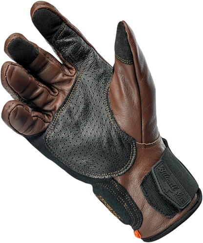 BILTWELL Borrego Gloves - Chocolate/Black - Large 1506-0201-304