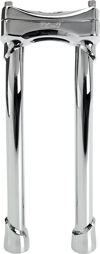 BILTWELL Risers - Murdock - Oversized - Pullback - 12" - Chrome 6414-105-12