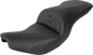 SADDLEMEN RoadSofa Seat - without Backrest - Black w/ Black Stitching - Indian '14-'23 I14-07-187